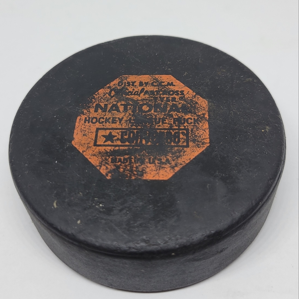 Vintage Converse Official Art Ross Tyer National Hockey League Puck